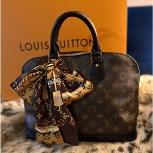 Authentic Louis Vuitton Alma with LV Magnetic Box & Shopping Bag